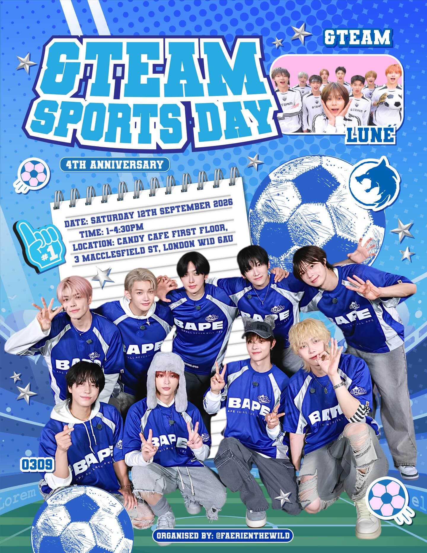 &TEAM SPORTS DAY LUNÉ 4TH ANNIVERSARY - Cover image