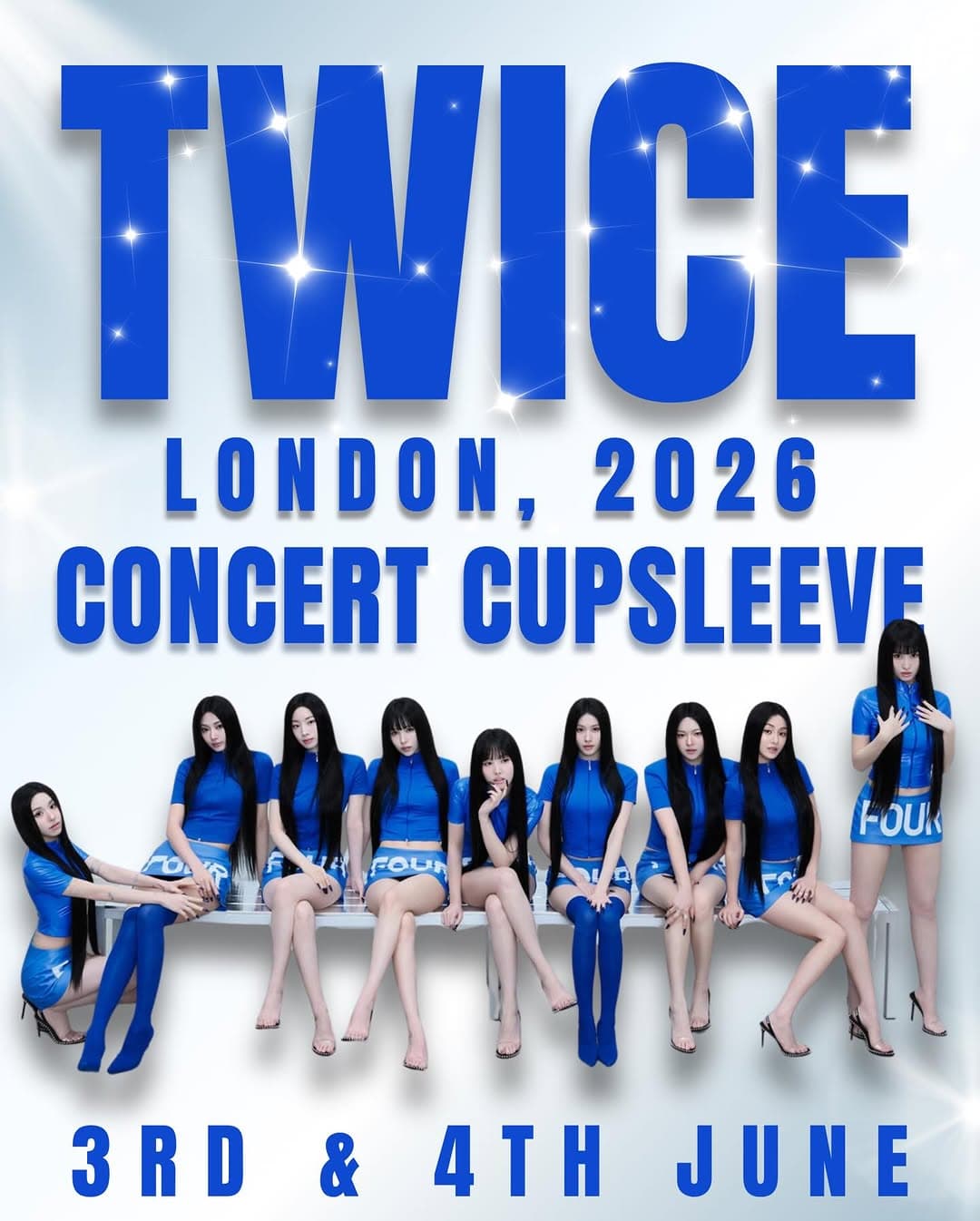 TWICE London 2026 Concert Cupsleeve