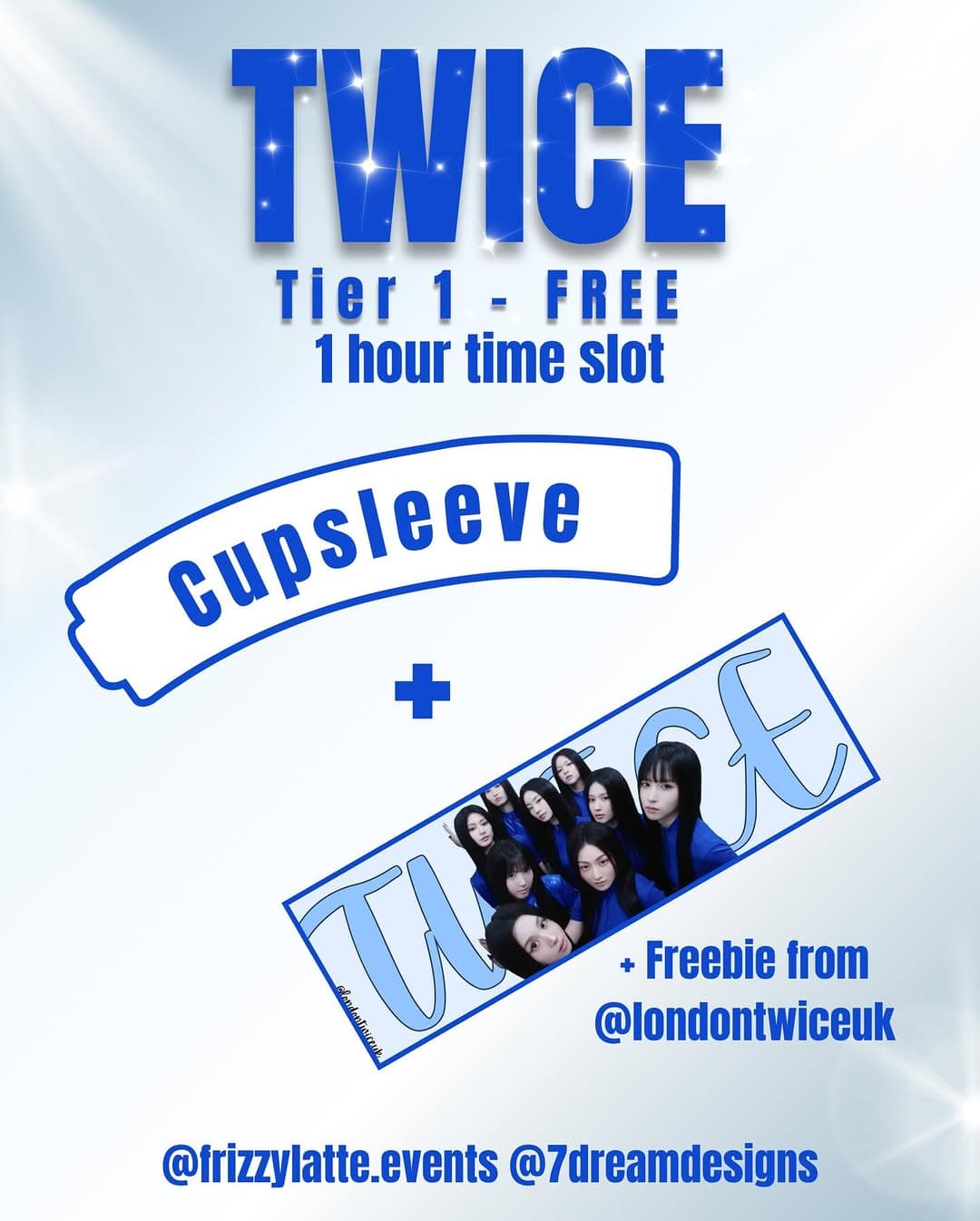 TWICE London 2026 Concert Cupsleeve - Image 3