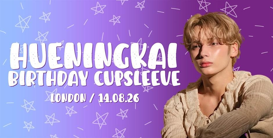 TXT'S HUENINGKAI BIRTHDAY CUPSLEEVE - Cover image