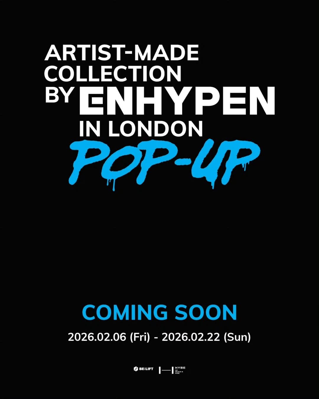 Artist-Made Collection by ENHYPEN POP-UP in LONDON - Image 1