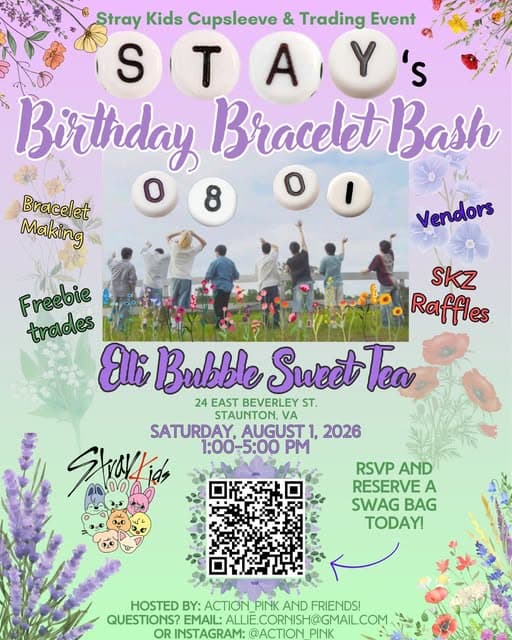 0801 STAY’s Birthday Bracelet Cupsleeve & Trading