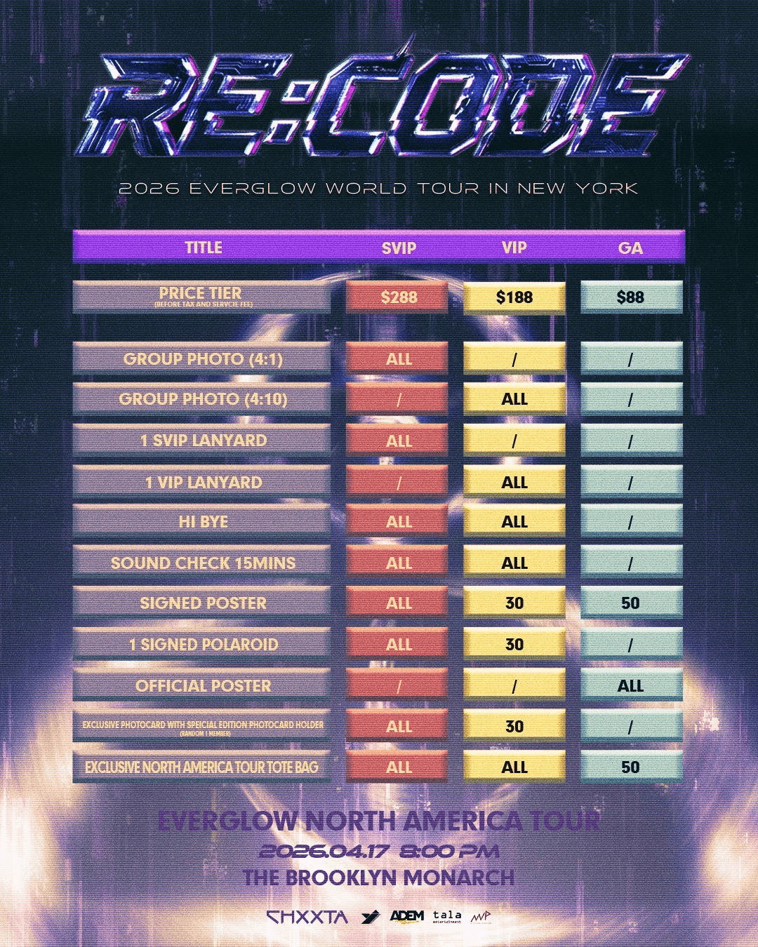 2026 EVERGLOW World Tour [RE:CODE] in NYC - Image 3