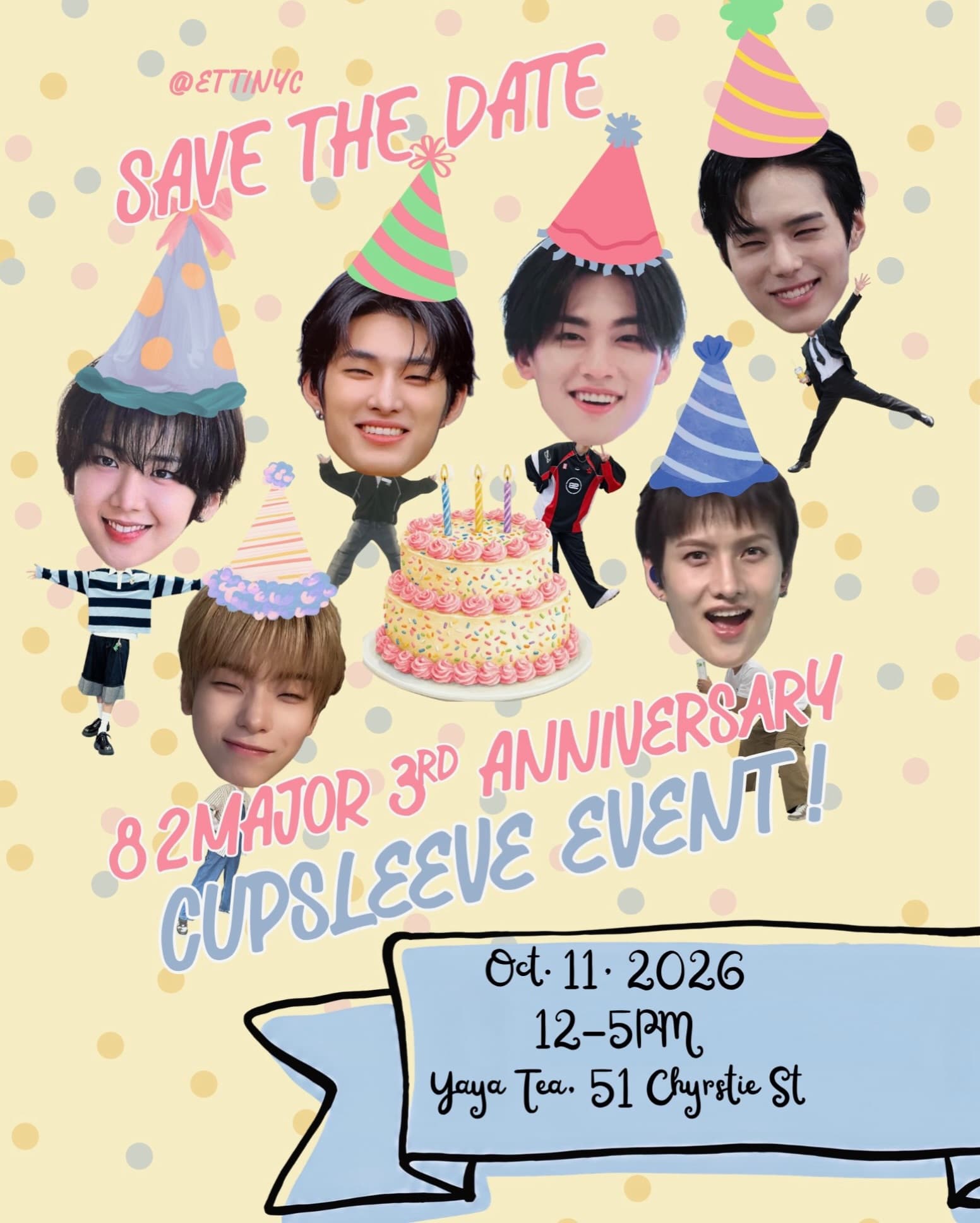 82MAJOR 3RD ANNIVERSARY CUPSLEEVE EVENT