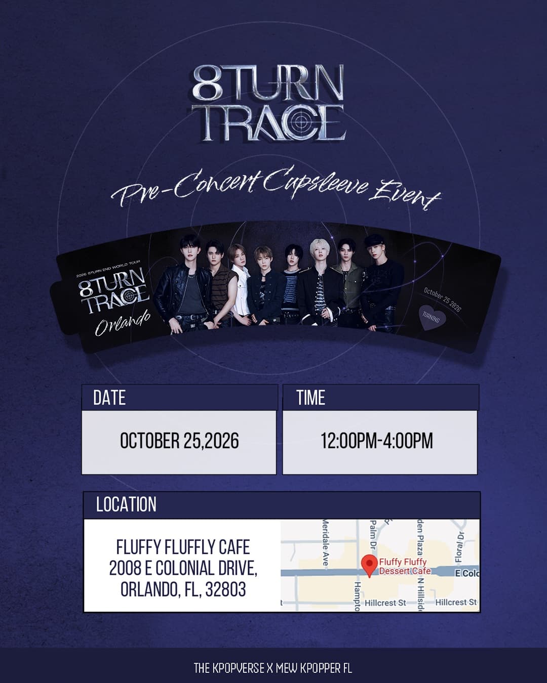 8TURN TRACE Pre-Concert Cupsleeve Event - Image 1