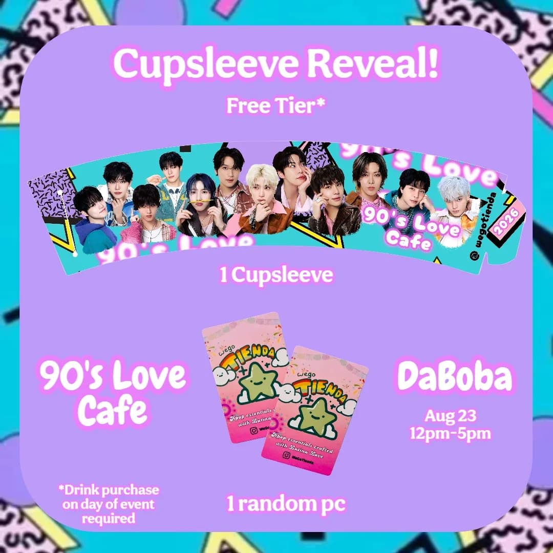 90's Love Cafe Celebrating NCT 127 & NCT Dream - Image 2