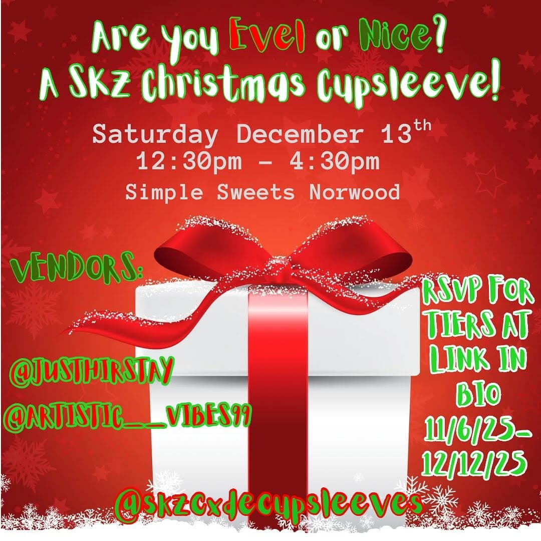 “Are you EVEL OR NICE?” A SKZ Christmas Cupsleeve - Cover image