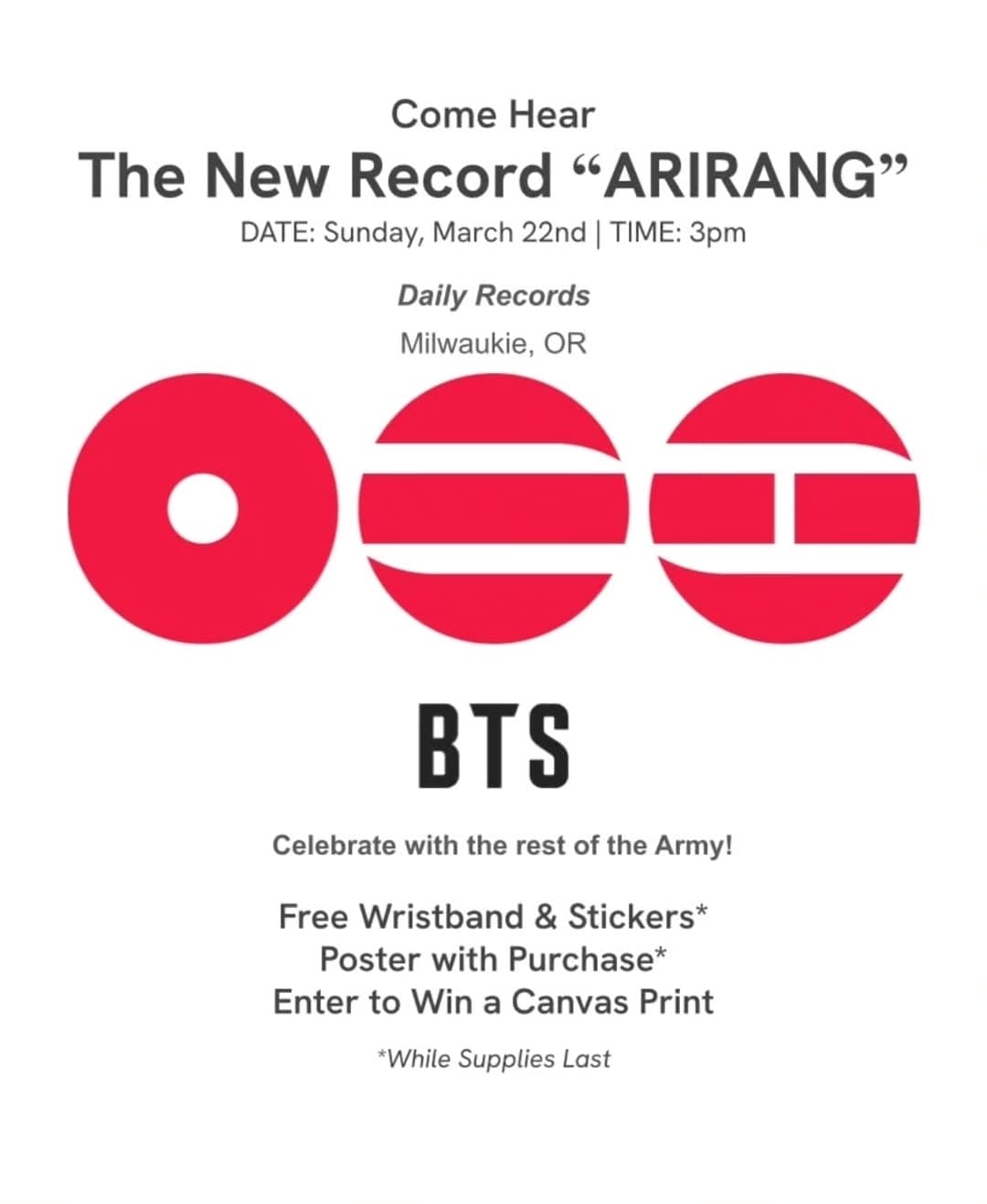 Arirang BTS Release Party - Image 1