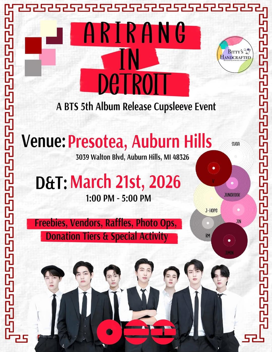 Arirang In Detroit Cupsleeve Event - Image 1
