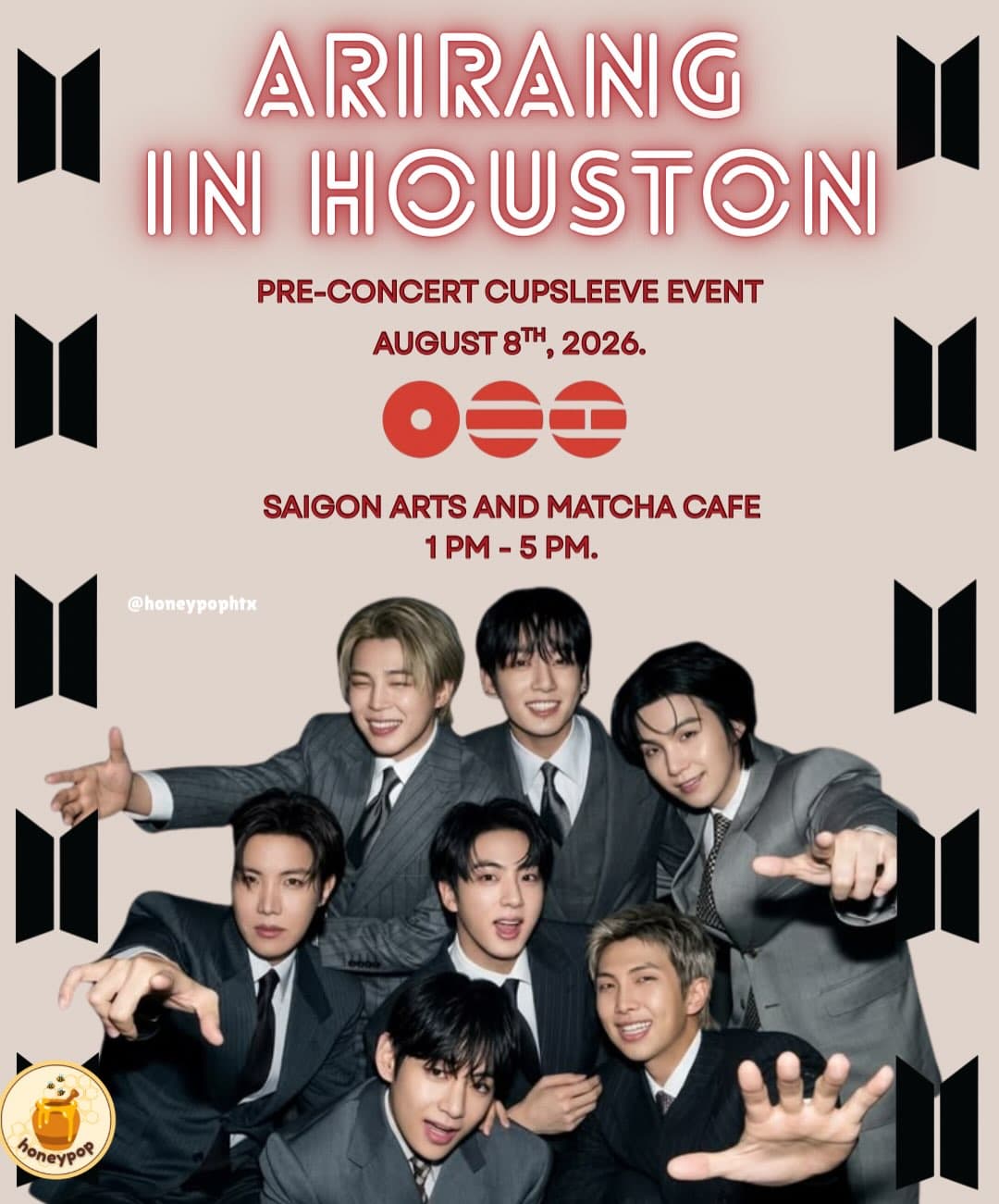 ARIRANG IN HOUSTON PRE-CONCERT CUPSLEEVE EVENT