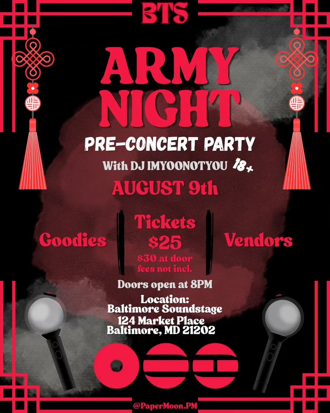 ARMY NIGHT PRE-CONCERT PARTY