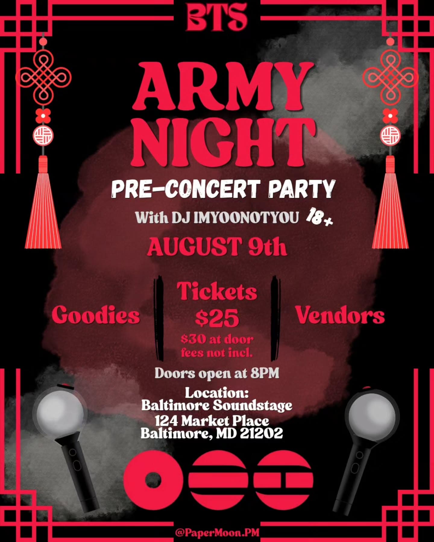 ARMY NIGHT PRE-CONCERT PARTY