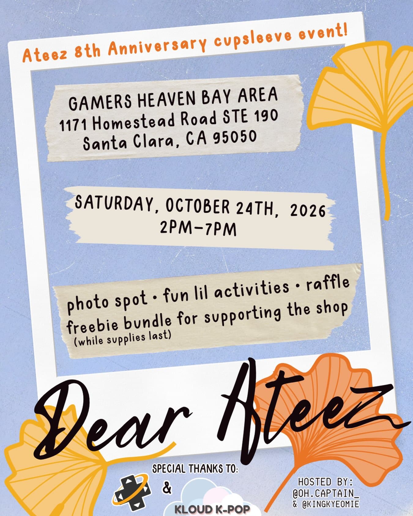 ATEEZ 8th Anniversary Bay Area