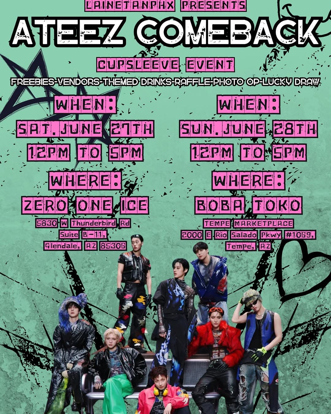 Ateez Comeback Cupsleeve Event June 28th