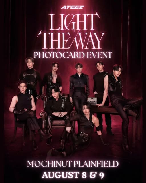 ATEEZ Light The Way Photocard Event