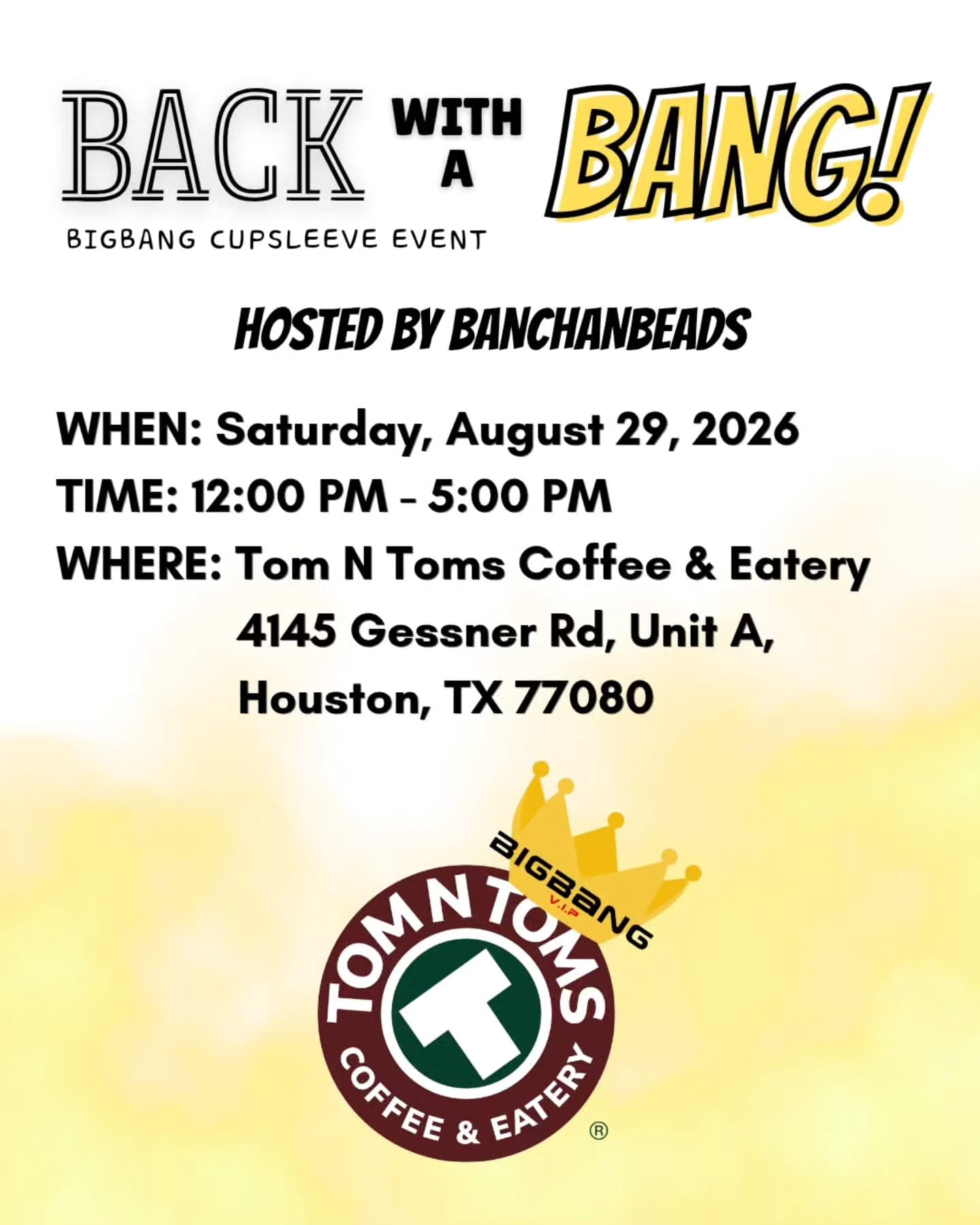 'BACK WITH A BANG' BIGBANG Cupsleeve Event - Image 9