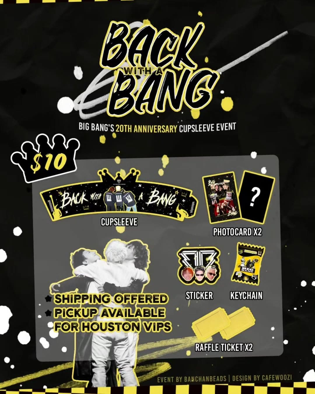 'BACK WITH A BANG' BIGBANG Cupsleeve Event