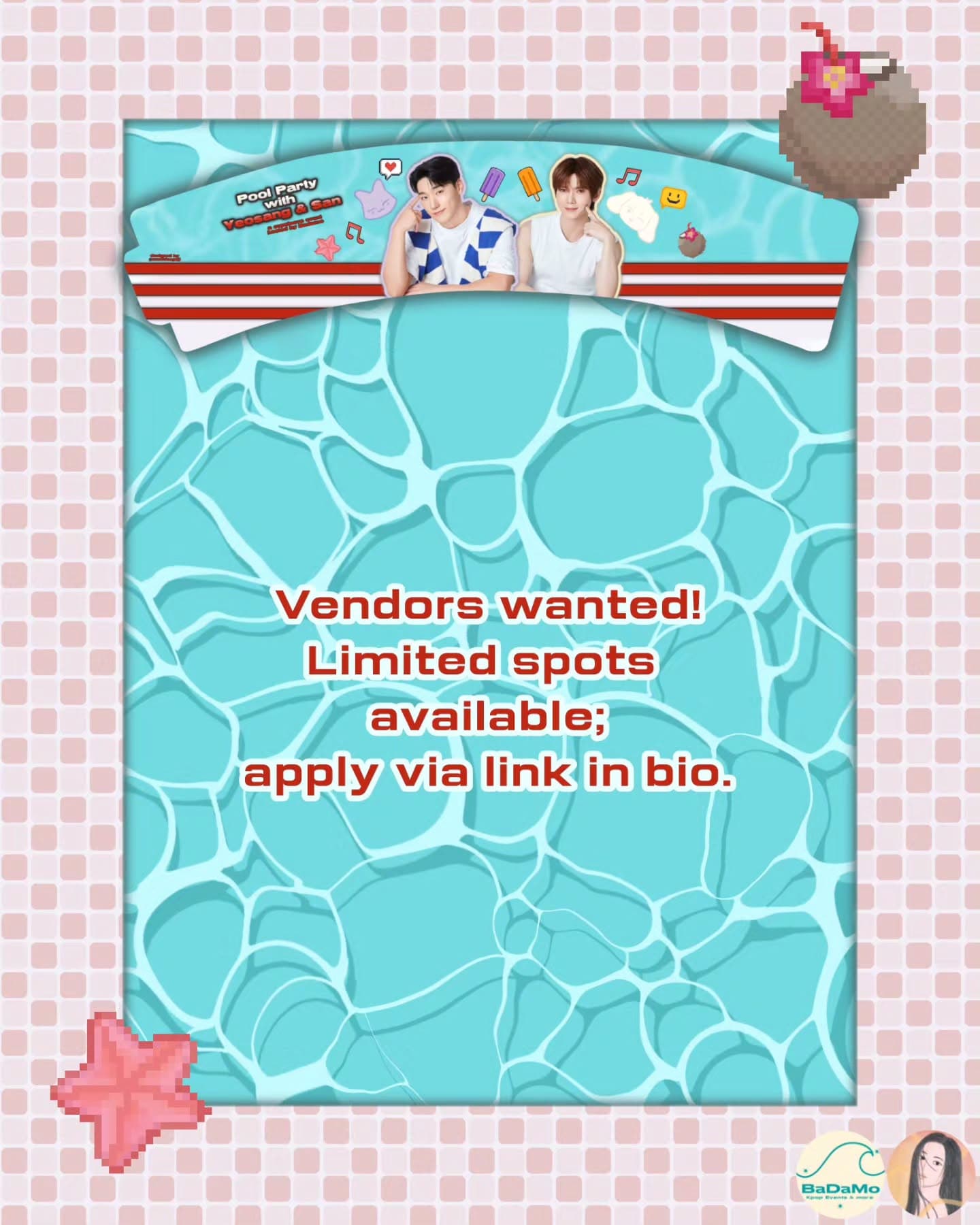 BaDaMo's Yeosang and San belated cupsleeve - Image 2