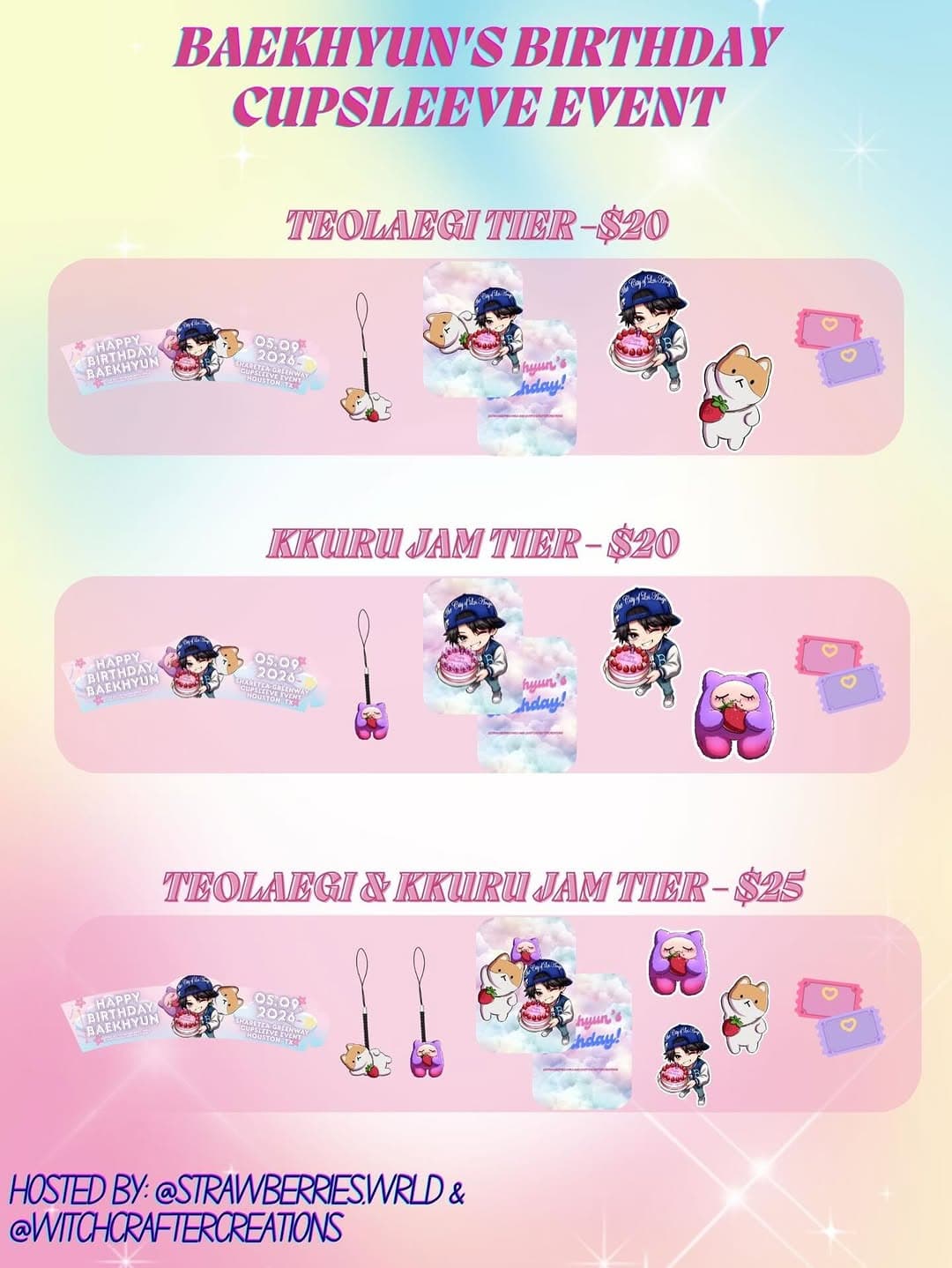 Baekhyun's Birthday Cupsleeve Event - Image 3