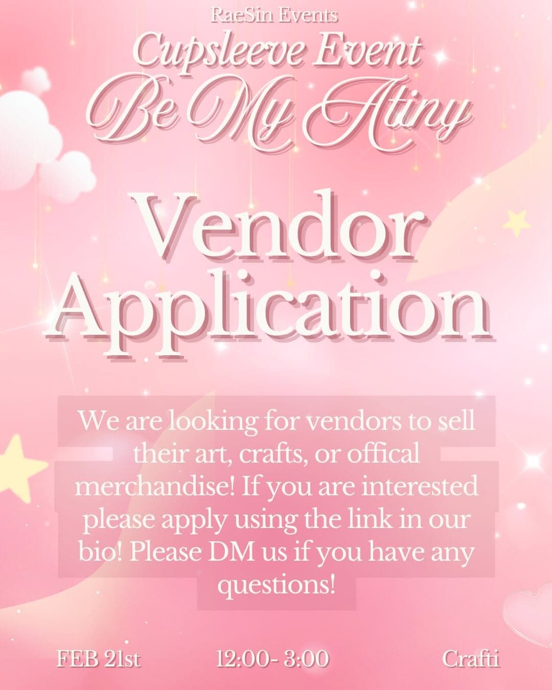 Be My Atiny Cupsleeve Event - Image 2