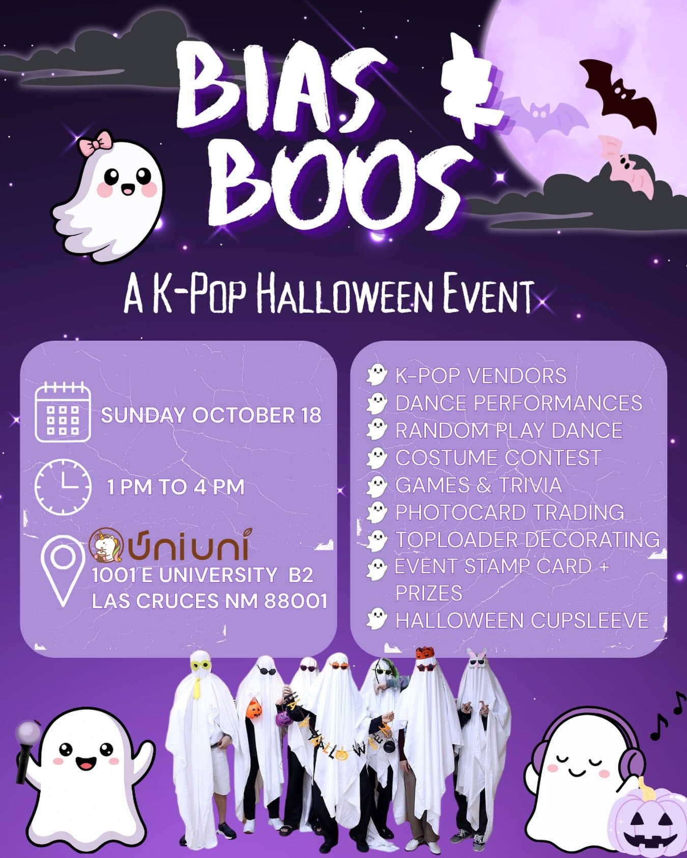BIAS & BOOS: A K-Pop Halloween Event