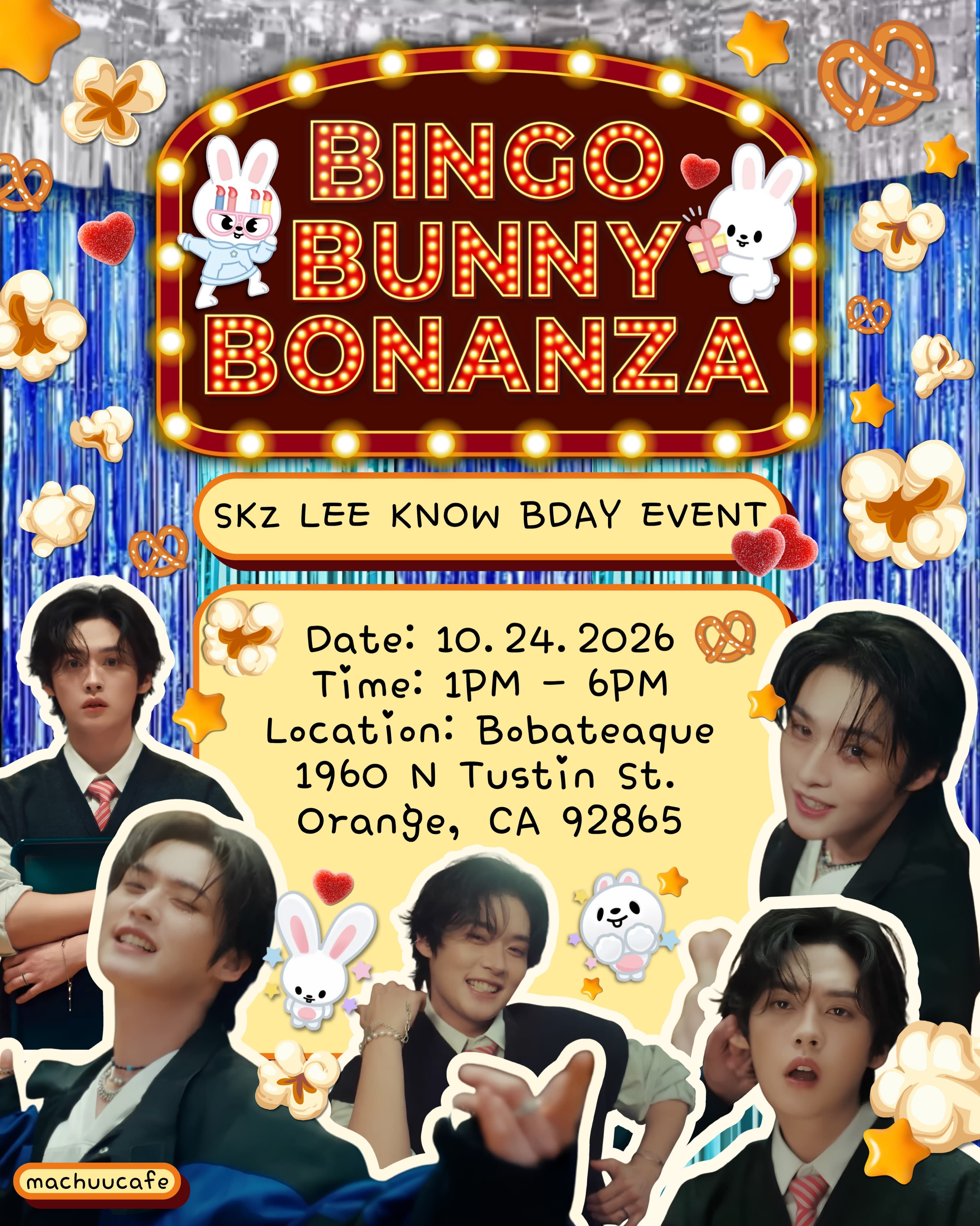 BINGO BUNNY BONANZA: SKZ LEE KNOW BIRTHDAY EVENT
