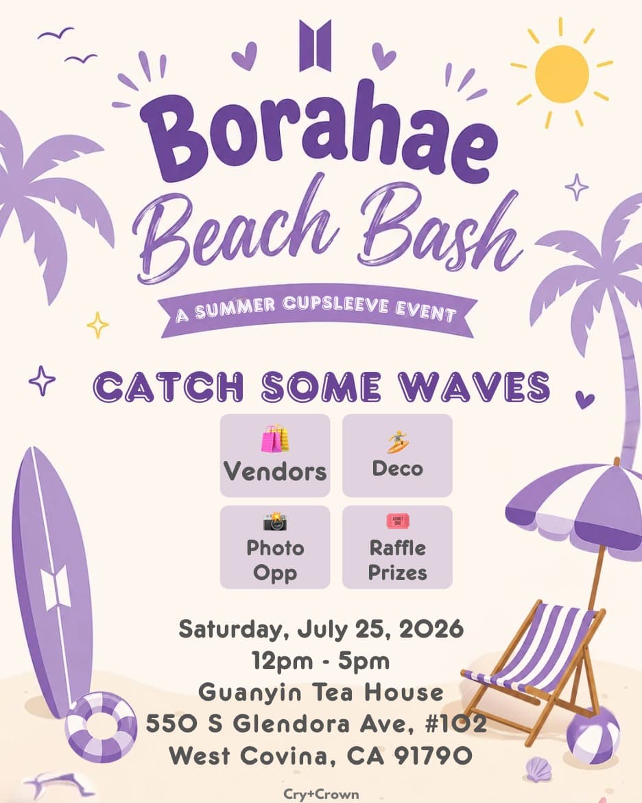 Borahae Beach Bash