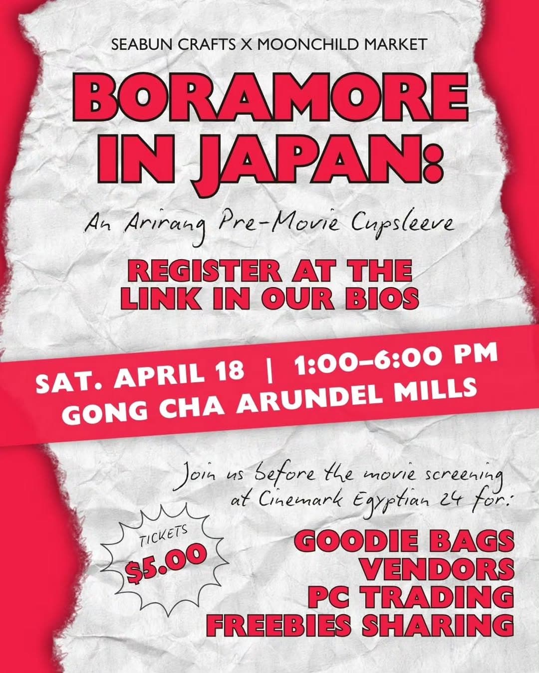 Boramore in Japan: An Arirang Pre-Movie Cupsleeve - Image 1