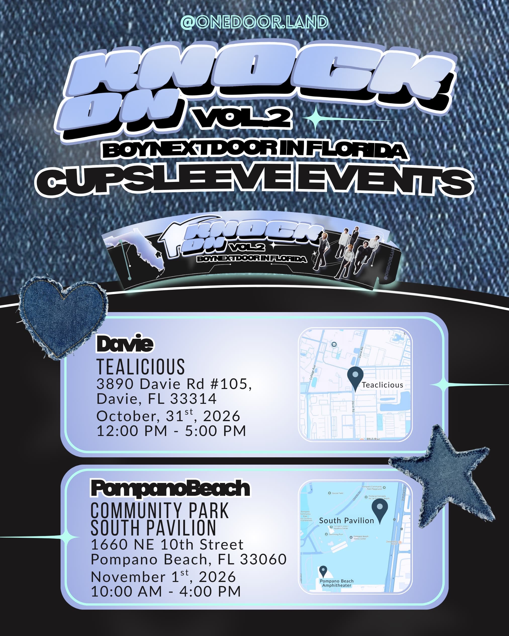 BOYNEXTDOOR Anniversary Cupsleeve in Davie, FL