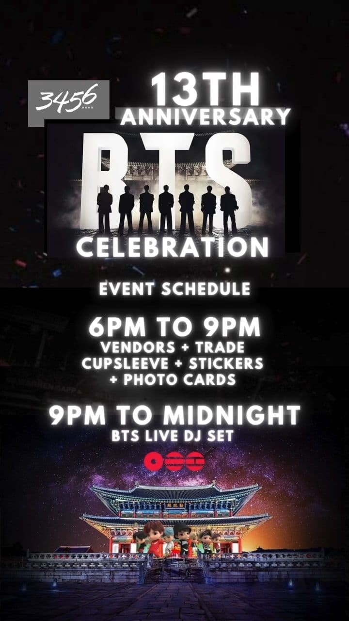 BTS 13th Anniversary Celebration
