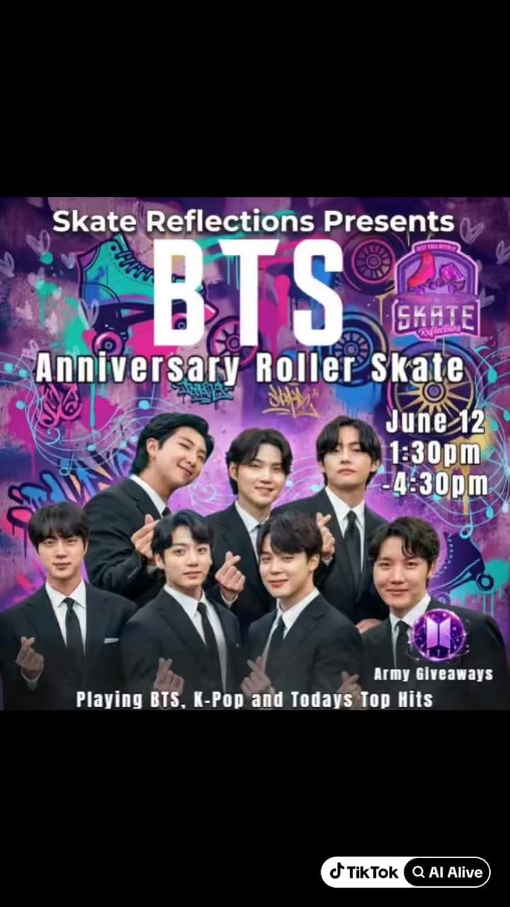 BTS Anniversary Rollerskate