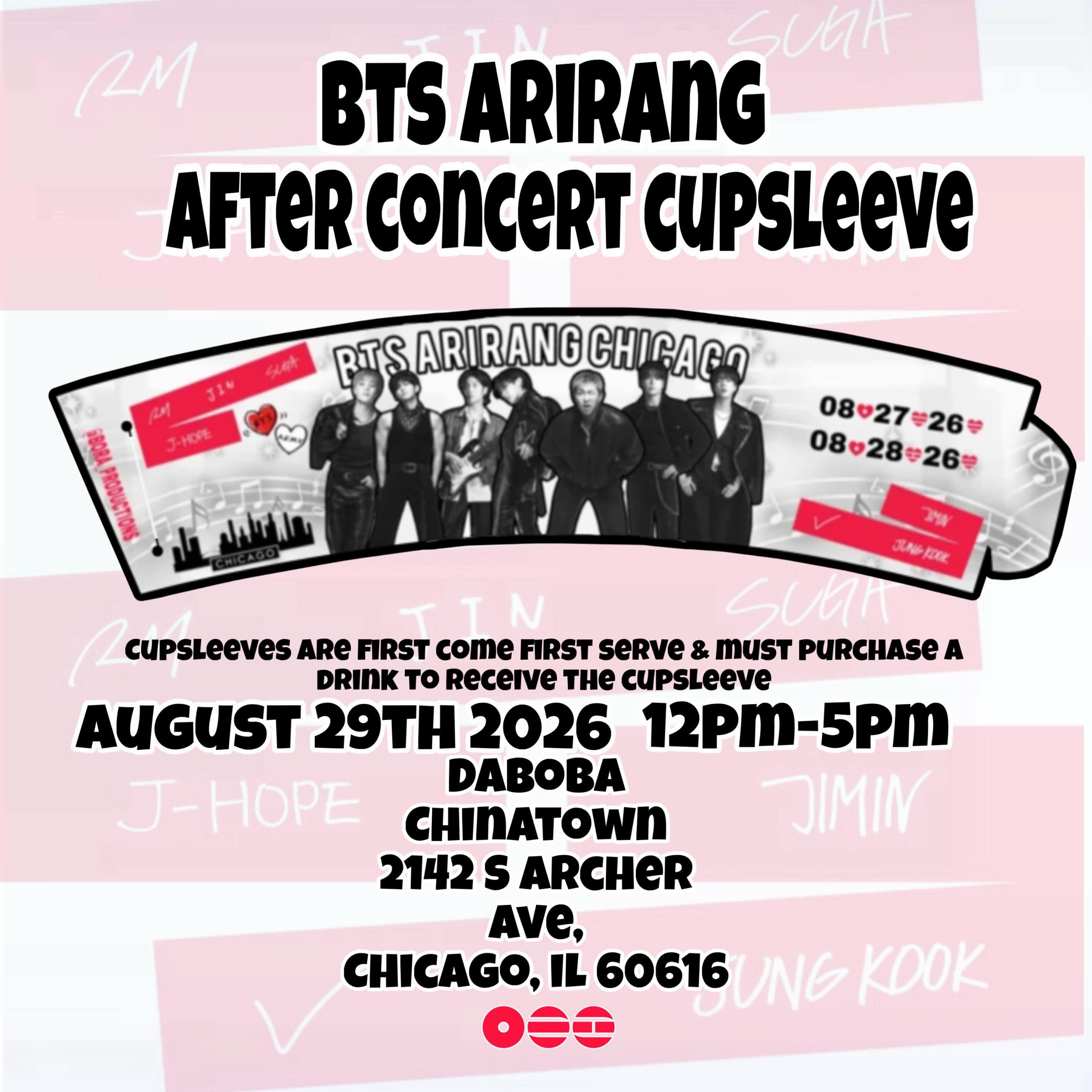 ARIRANG AFTER CONCERT CUPSLEEVE EVENT - Image 2