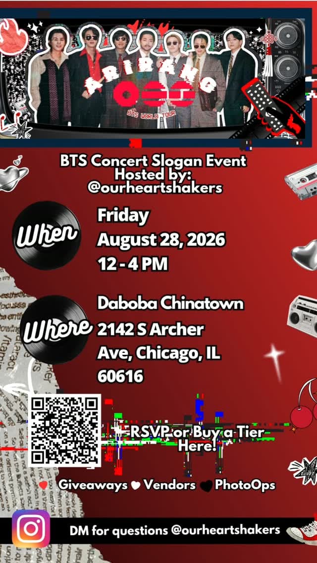 BTS Arirang Concert Slogan Event - Image 10