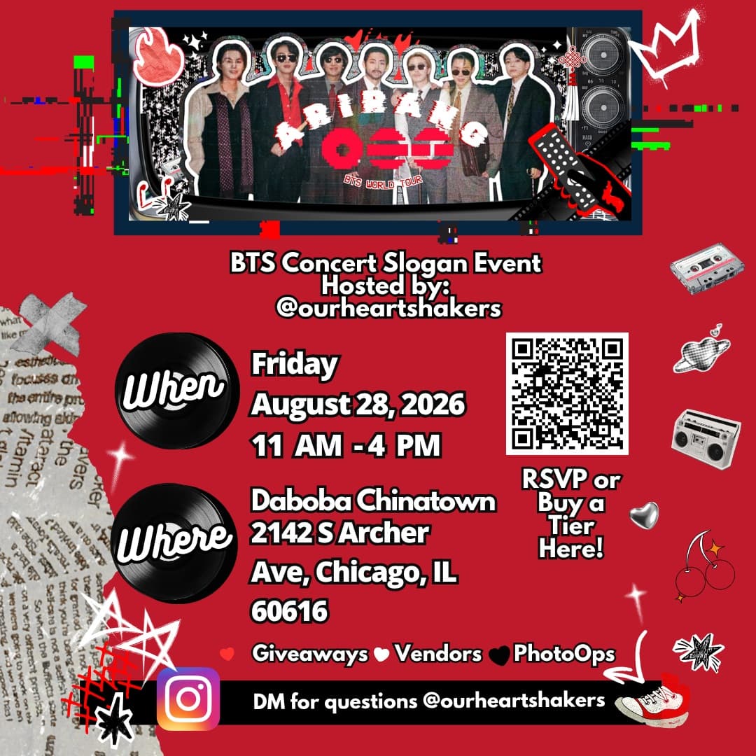 BTS Arirang Concert Slogan Event