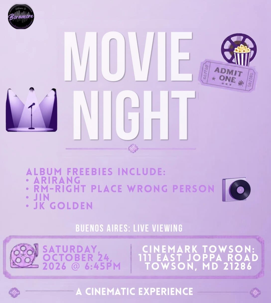 BTS Arirang Live Viewing Meetup - Towson - Image 1