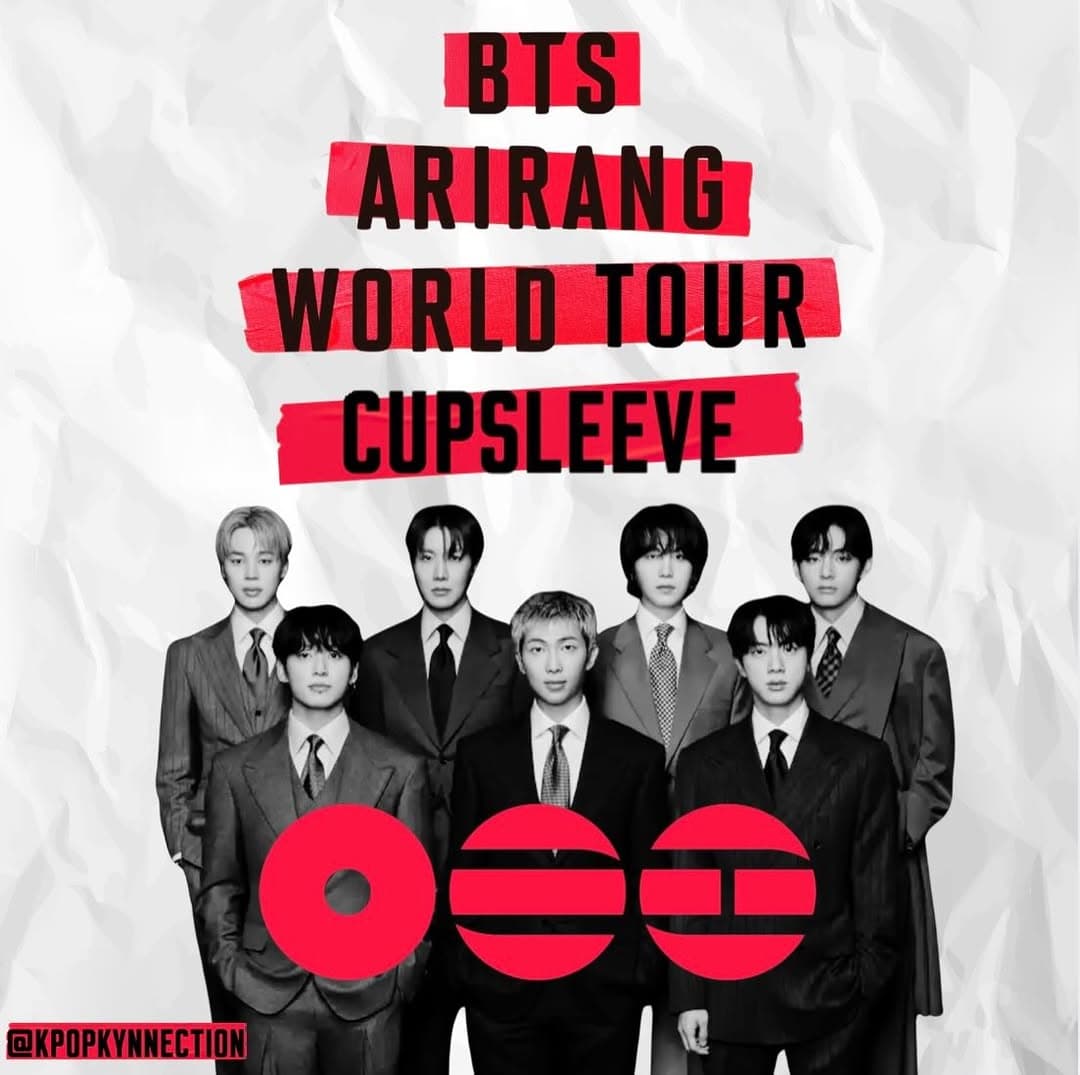 BTS Arirang World Tour Cupsleeve - Image 1