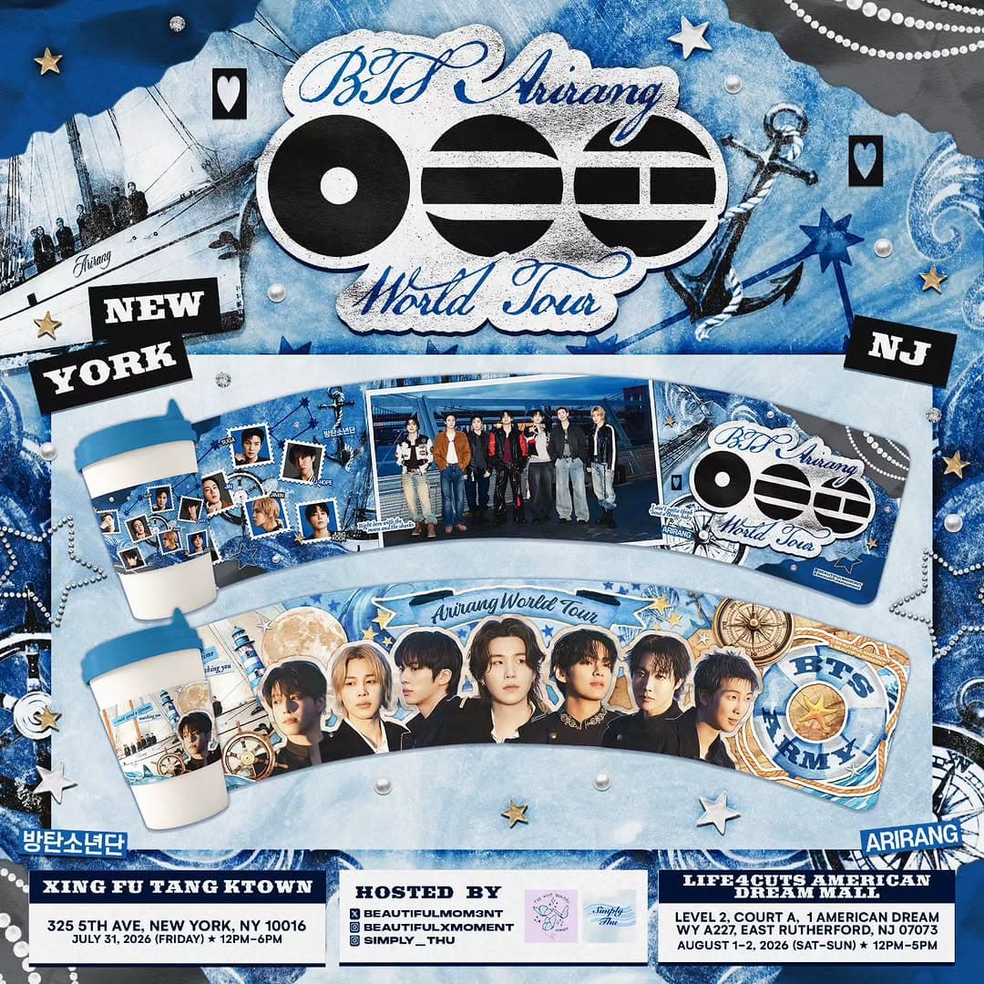 BTS Arirang World Tour Cupsleeve Event New York