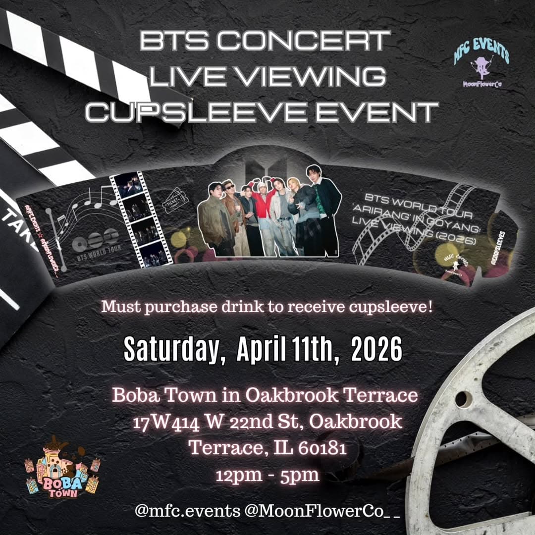 BTS Concert Live Viewing Cupsleeve Event - Image 1
