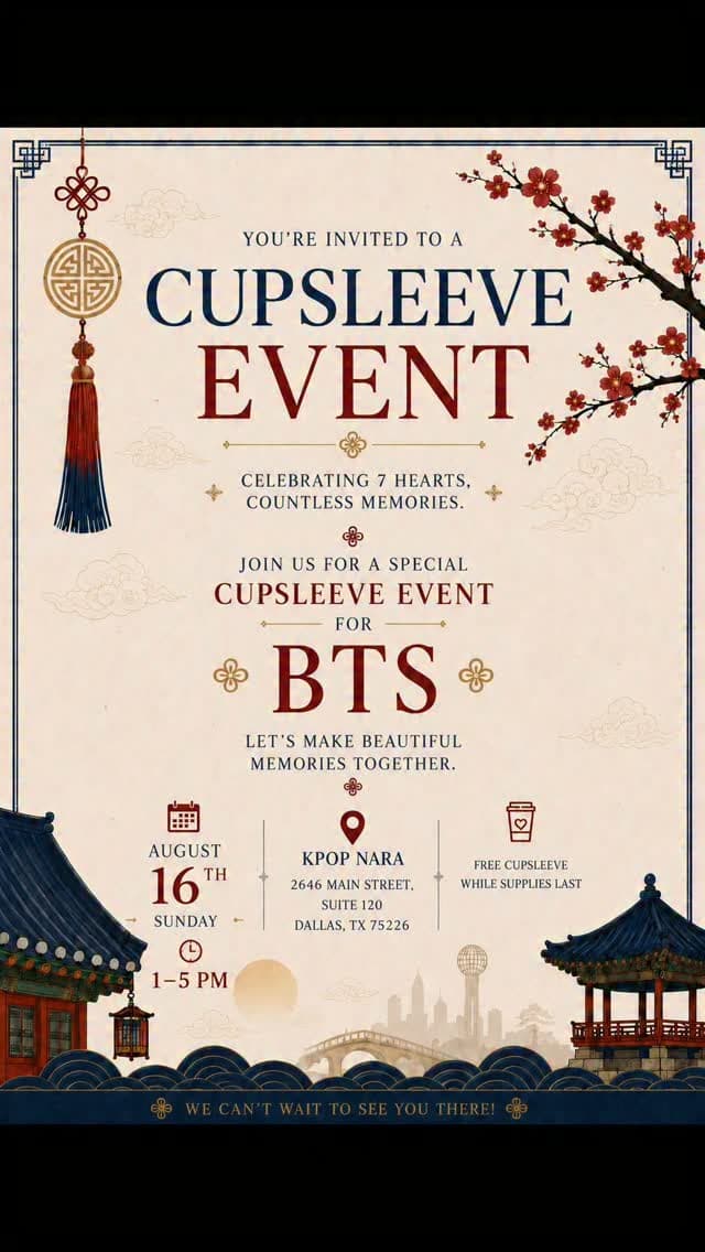 BTS Cupsleeve