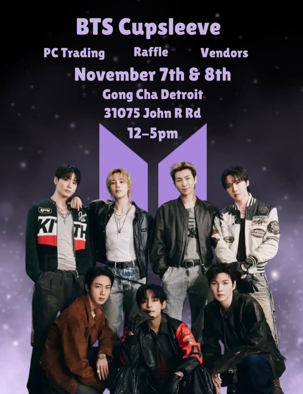 BTS Cupsleeve & PC Trading Event
