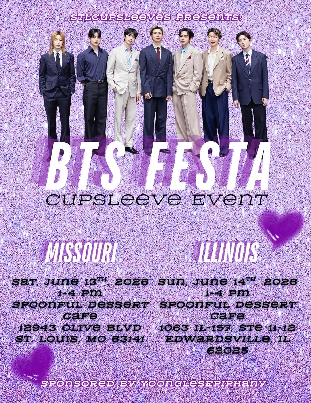 BTS Festa Cupsleeve Event MISSOURI