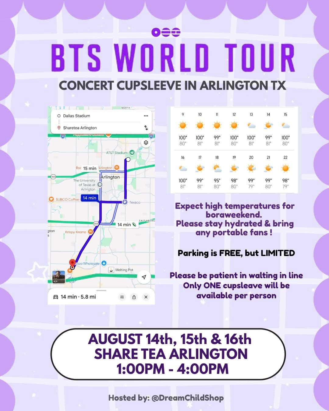 BTS in Arlington Cupsleeve Event - Image 6