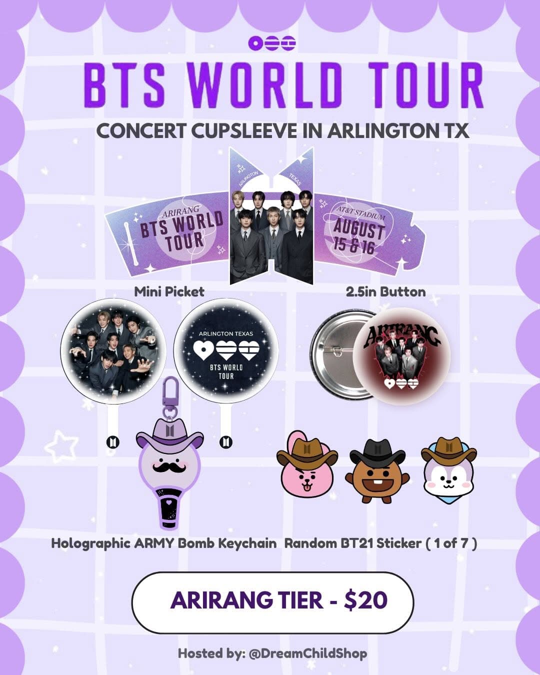 BTS in Arlington Cupsleeve Event - Image 5