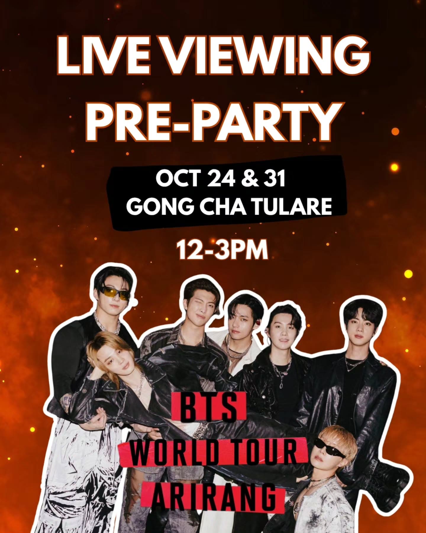 BTS Live Viewing Pre-Party
