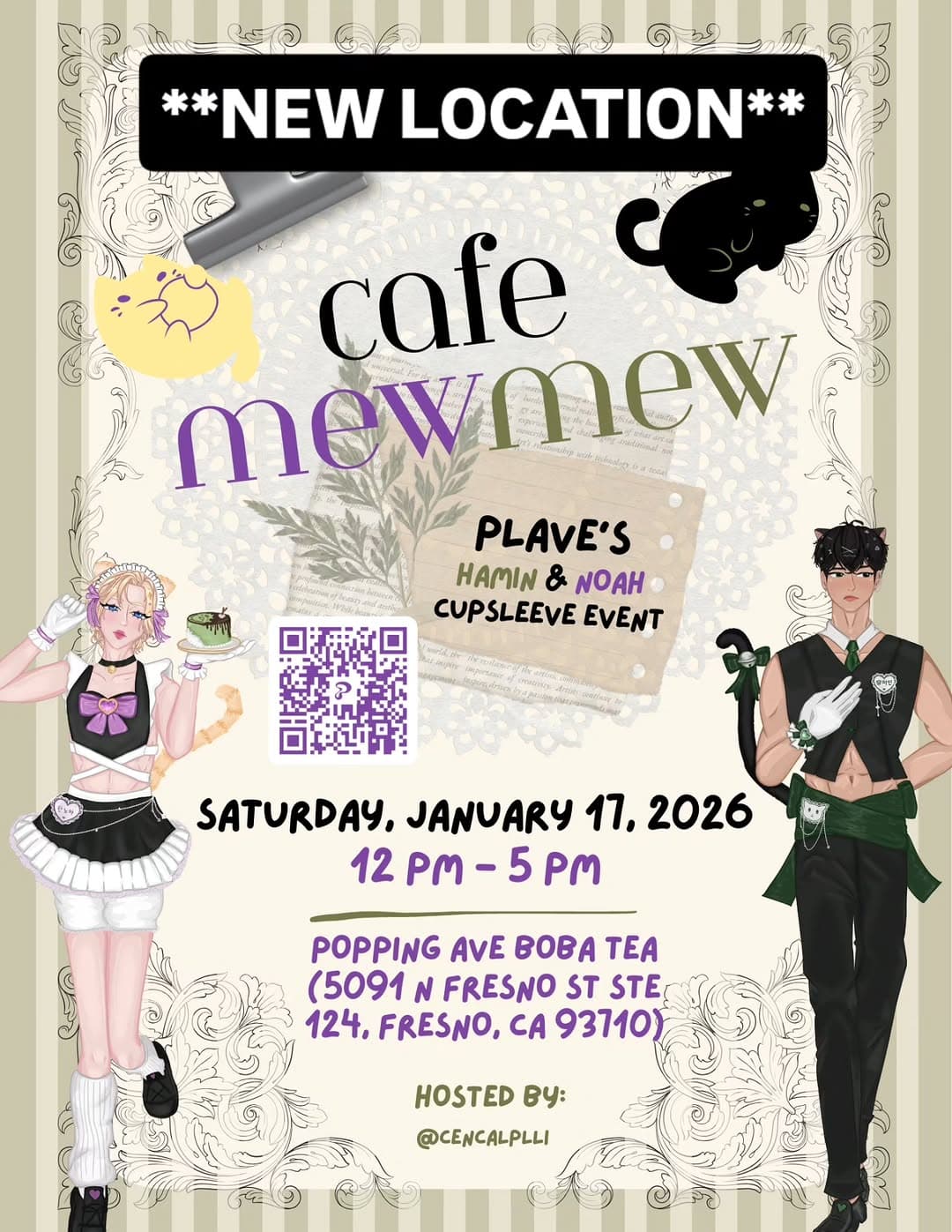Cafe MewMew Cupsleeve Event - Image 1