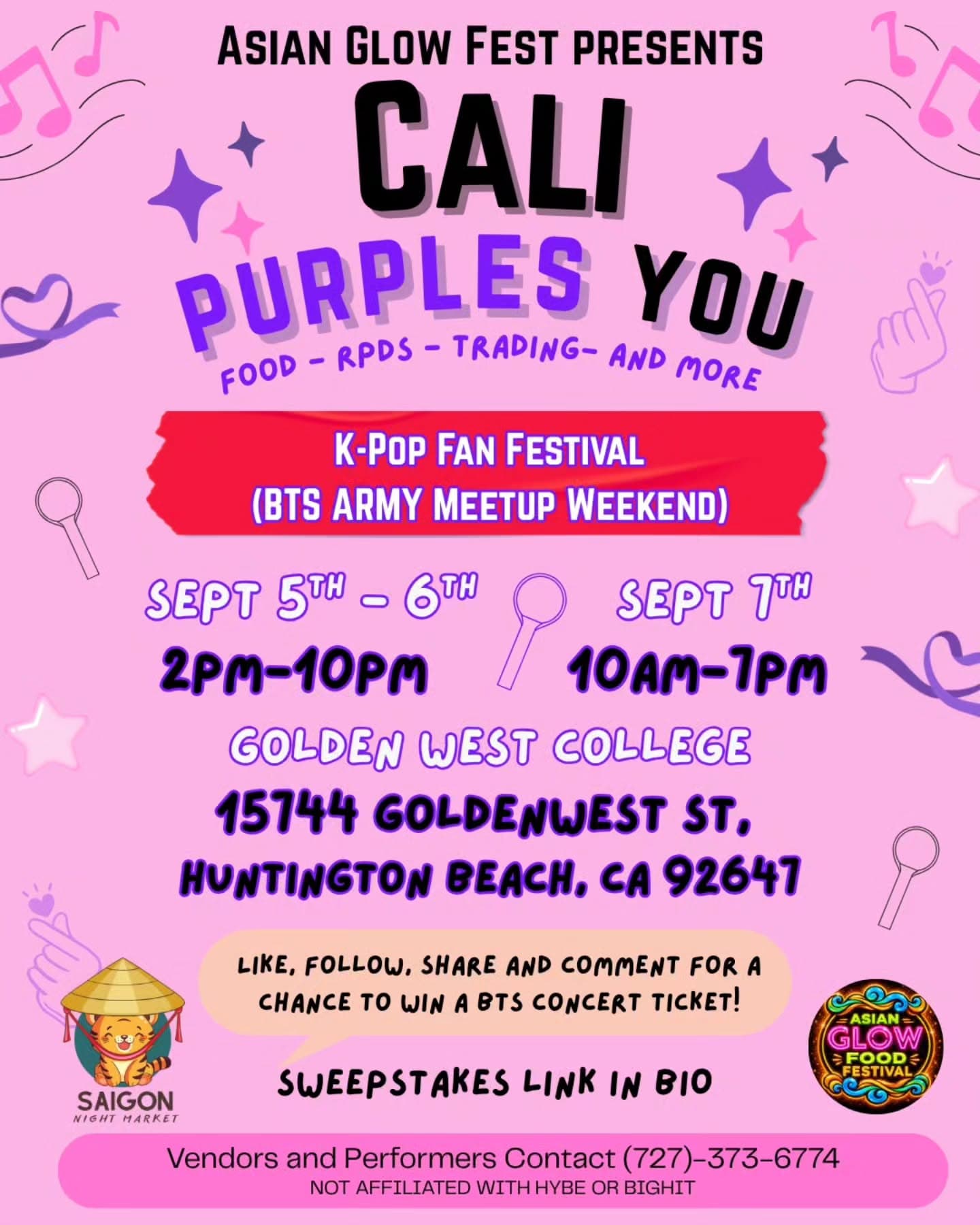 Cali Purples You! BTS ARMY Meetup Weekend