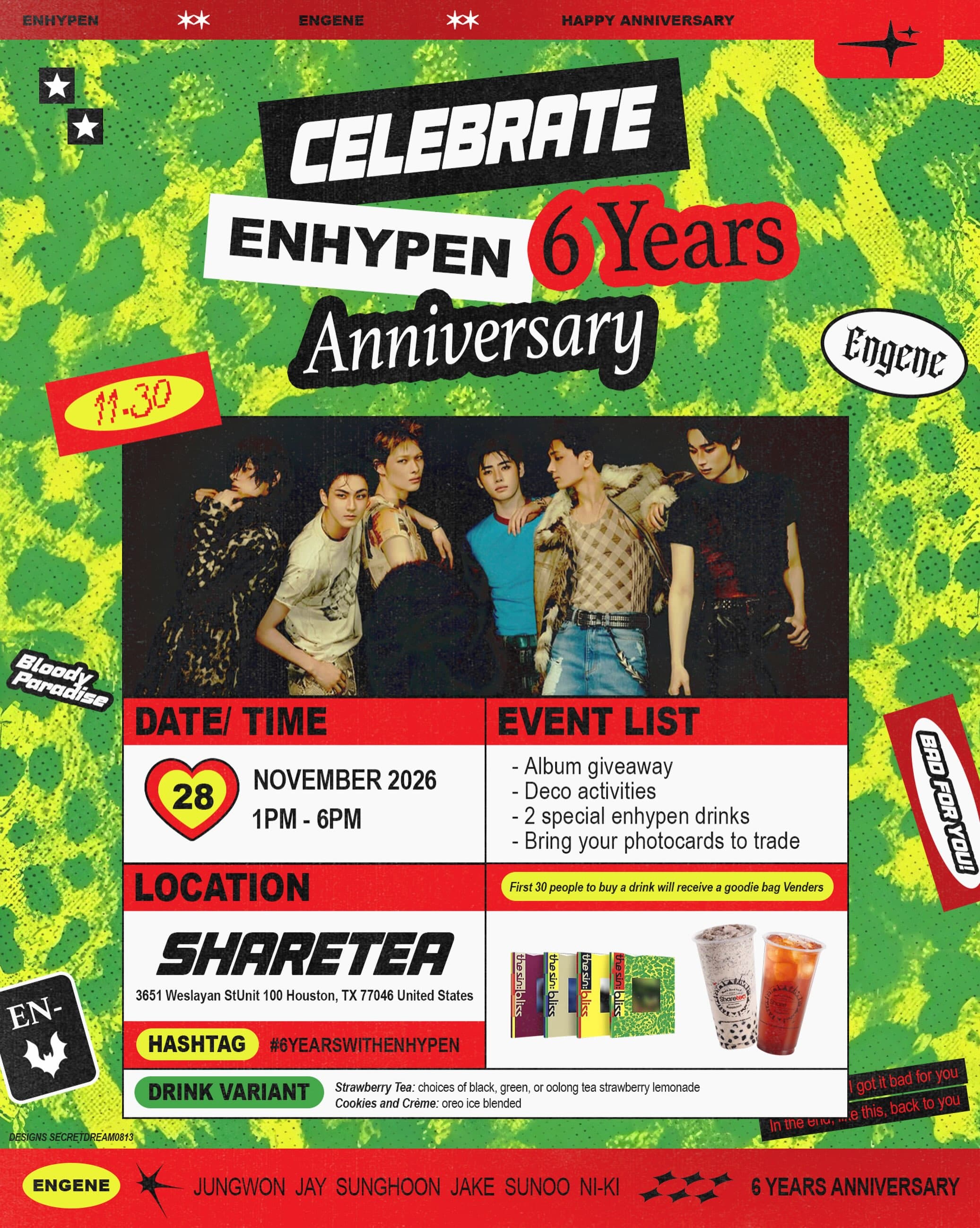 Celebrate Enhypen 6 Years Anniversary