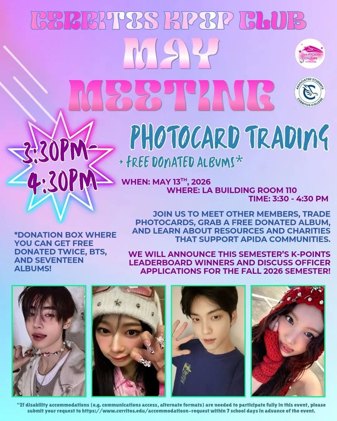 Cerritos Kpop Club May Meeting