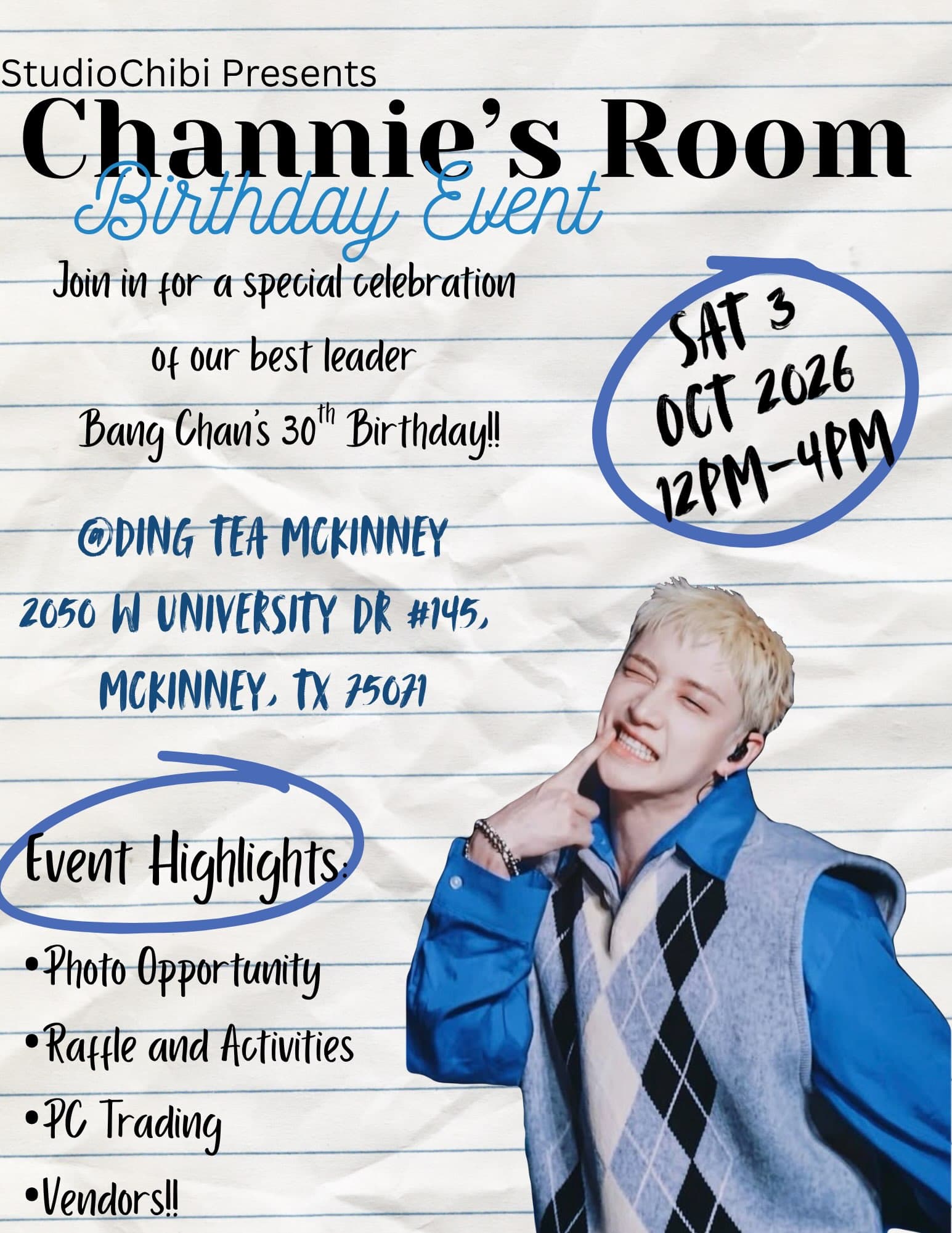 Channie's Room Birthday Event