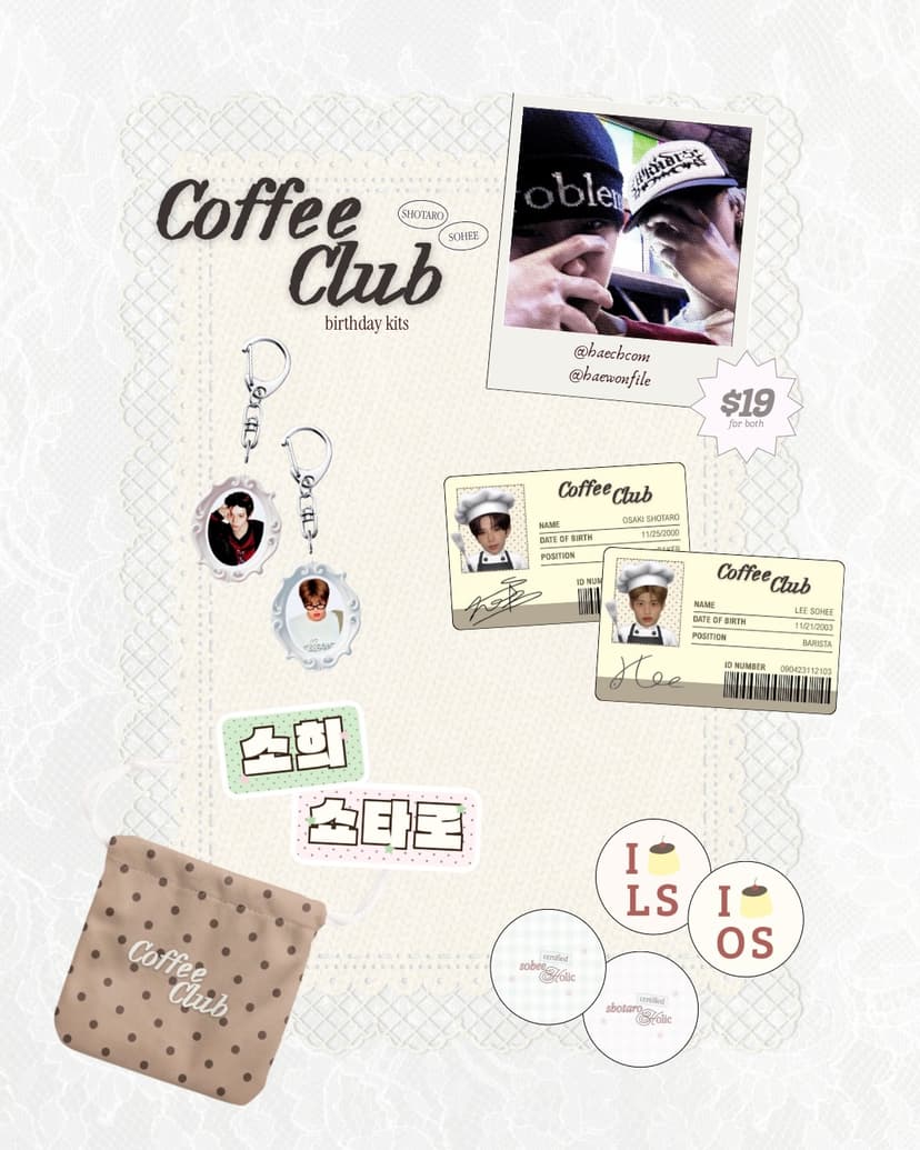 Coffee Club - Shotaro and Sohee's Celebration – New York, November 14 ...